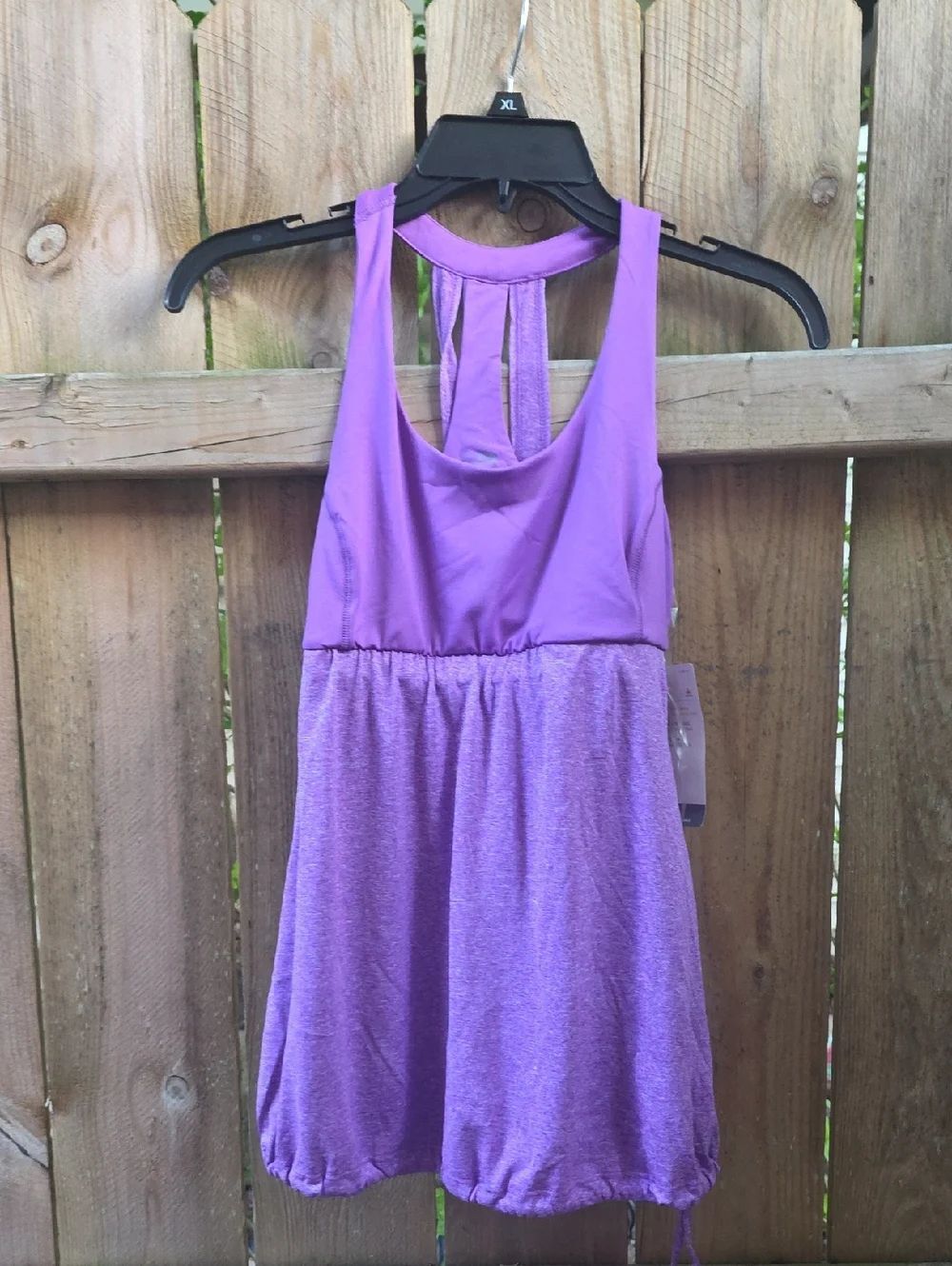 Purple Racerback Workout Dress